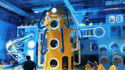 黑金小鎮(zhèn)室內(nèi)樂園，機(jī)械神樹+無動力玩法，太上頭了！